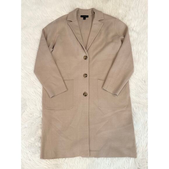 Ann Taylor Classic Knit Blazer Cardigan Button Midi Skirt Two Piece Sweater Set - Picture 4 of 12